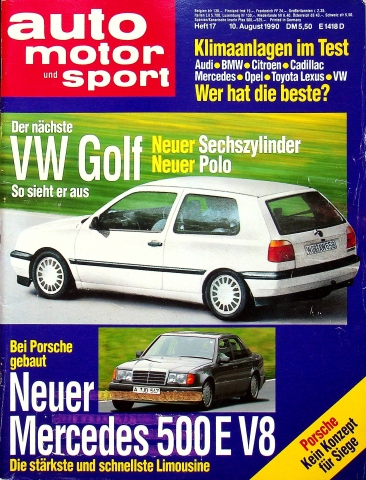 Auto Motor und Sport 17/1990 Auto Motor und Sport 17/1990